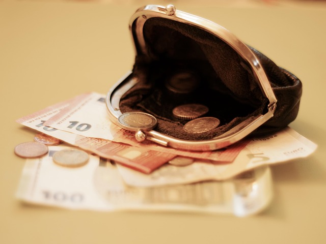 otevřená peněženka